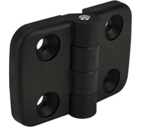 Комплект петля накладная универсальная черная АЛТЕРВИА Арт. A00070.1251515 (упаковка 4 штуки) A00070.1251515.4