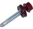 Саморез КРС Госкреп RAL3005 6,3x38 (50 шт.) (тк=16) 14-0022199 2