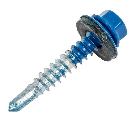 Саморез КРС Госкреп RAL5005 5,5x32 (60 шт.) (тк=16) 14-0022258 1