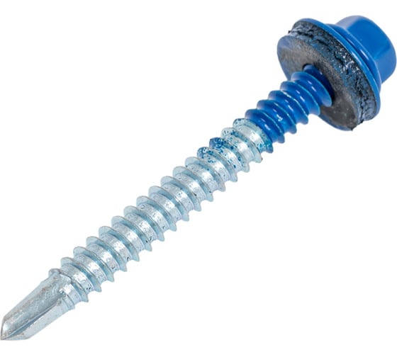 Саморез КРС Госкреп RAL5005 5,5x51 (40 шт.) (тк=16) 14-0022260 1