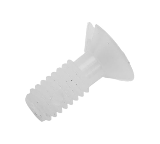 Винт DINFIX DIN 963 с потайной головкой и прямым шлицем, полиамид(пластик) M 3x8 (50 шт) 00-0005469 1