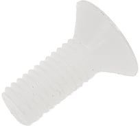 Винт DIN 965 DINFIX с потайной головкой и крестообразным шлицем, полиамид (пластик) M8x20 (10 шт) 00-0005486