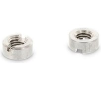 Гайка круглая ЦКИ DIN546 М8 торцевой шлиц A1 5 шт 7225407