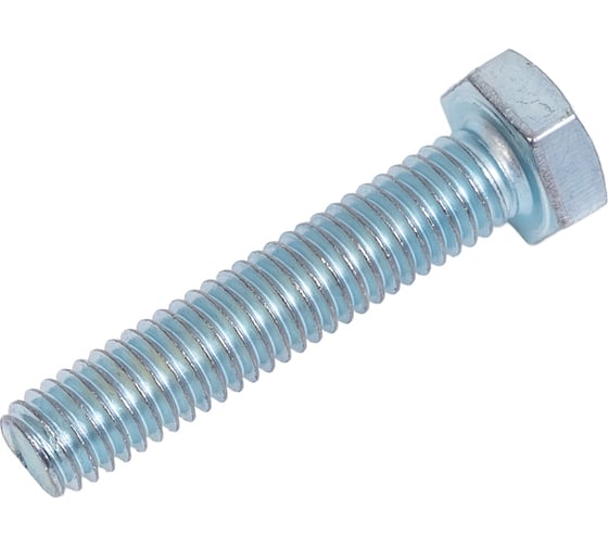 Болт с шестигранной головкой КОСТИНСТРОЙ М6x30 ГОСТ 7798/DIN 933, оцинкованный, 2 кг ~ 266шт 3852 1