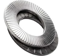 Шайба стопорно-клиновая Море-Метизов Nord-lock парная, А4 DIN 25201, М8(13.5), 100 пар SHAY25201M8А4100М