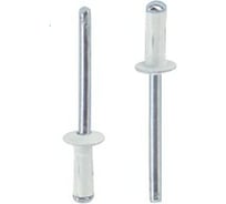 Тяговая заклепка ЦКИ Ал-Mg3.5/Ст, плоск., 3.2х10, RAL 9010, белый, BRALO, уп. 500 шт. 64408