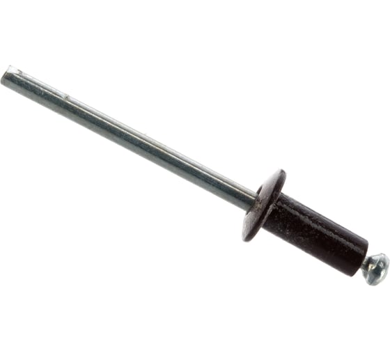 Тяговая заклепка ЦКИ Ал-Mg3.5/Ст, плоск., 4.0х10, RAL 8017 корич., BRALO, уп. 500 шт. 64418 1