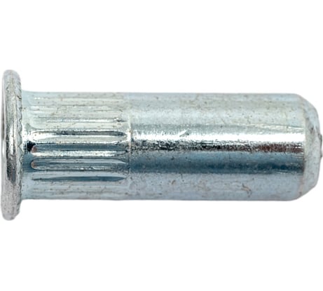 Заклепка-гайка ЦКИ М5, плоск., рифл., закрытая, Ст. Ц, REX, уп. 250 шт. 61984