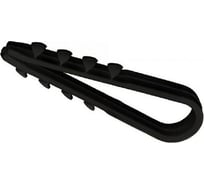 Дюбель-хомут АБК-СИЛА круглый (19-25) чёрный 100 шт. 11760006