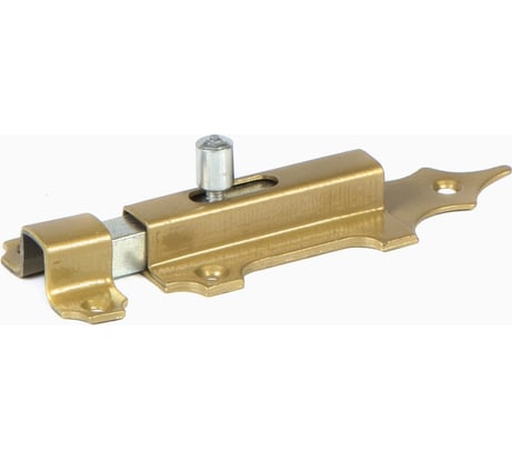 Задвижка-шпингалет Делга №1 малый золото Г872