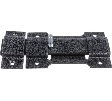 Накладной классический засов Делга (серебро; с плоским ригелем; 150 мм) Д805