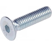 Потайной винт с внутр. шестигранником КРЕП-КОМП полная резьба, цинк, DIN 7991, 4х6, пр. 8.8, 500 шт. впш46ф