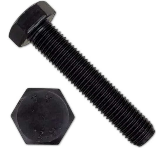 Болт высокопрочный 23 Болта, 12x70 мм, DIN933, к.п.12.9, черный, 20 шт. П0000027324ф20 1