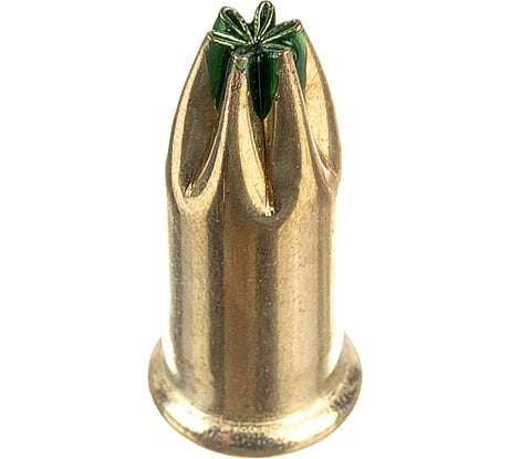 Патрон Gefest 6,8х18 зеленый, 100 шт. Д1