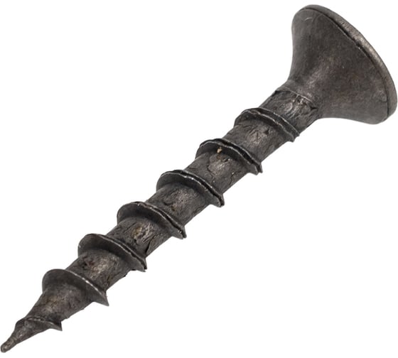 Саморез ООО "Клинский метизный завод", крупный-редкий шаг, 3.5х25, фосфат, коробка 2 кг СКР003525-1