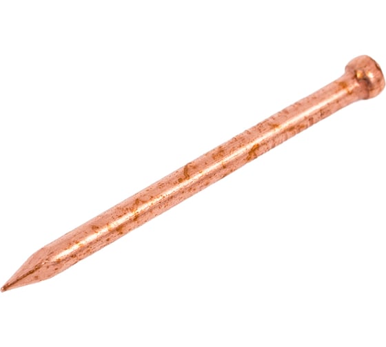 Гвозди финишные омедненные Качественный КРЕПЕЖ 1.4х20мм, 400г 0203048 КЧ 1
