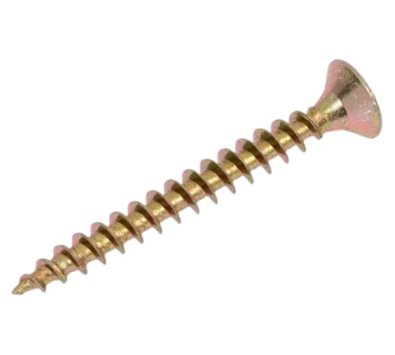 Саморез универсальный ЦММ желтый цинк, Pz, 4,5x40, 500 шт 0Т-00009220 1
