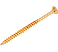 Саморез универсальный ЦММ желтый цинк, Pz, 6,0x90, 100 шт 0Т-00009253