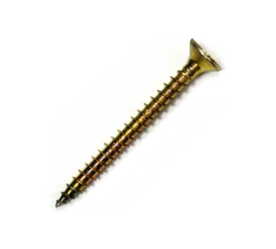 Саморез универсальный ЦММ желтый цинк, Pz, 5,0x50, 200 шт 0Т-00009235
