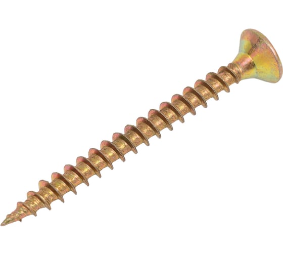 Саморез универсальный ЦММ желтый цинк, Pz, 5,0x50, 200 шт 0Т-00009235 1