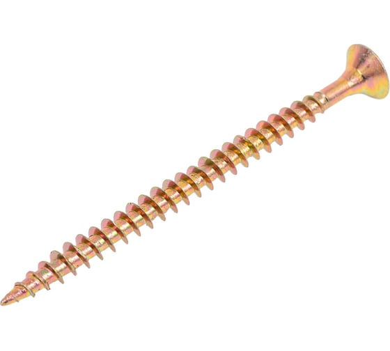 Саморез универсальный ЦММ желтый цинк, Pz, 5,0x70, 200 шт 0Т-00009237 1