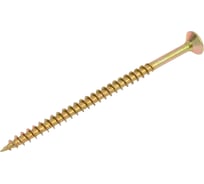 Саморез универсальный ЦММ желтый цинк, Pz, 5,0x80, 100 шт 0Т-00009238