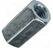 Гайка соединительная КостИнСтрой М10x30, DIN 6334, оцинкованная сталь, 75шт 34928