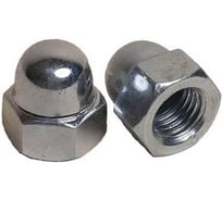 Гайка колпачковая КОСТИНСТРОЙ М16, DIN 1587, оцинкованная сталь, 50шт 34954