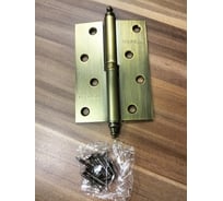 Петля стальная левая с подшипником MORELLI MSN 100X70X2.5 COF L цвет-кофе 9015103