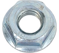 Гайка шестигранная с пресс-шайбой КОСТИНСТРОЙ М6, DIN 6923, оцинкованная сталь, 250шт 35024