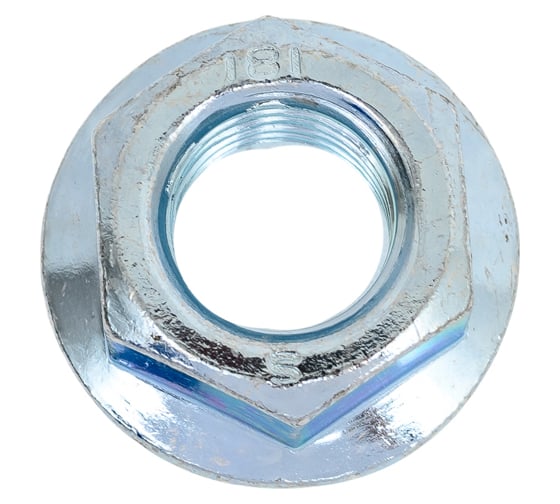 Гайка шестигранная с пресс-шайбой КОСТИНСТРОЙ М16, DIN 6923, оцинкованная сталь, 50шт 35029 1
