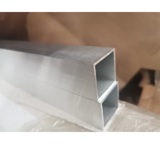 Труба квадратная алюминиевая ДИАЛ 3000x20x20x2 мм, 2 штуки в комплекте 4687206760929