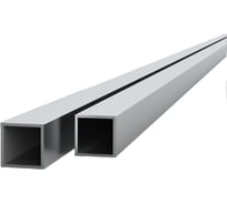 Труба квадратная алюминиевая ДИАЛ 3000x30x30x1,5 мм, 2 штуки в комплекте 4687206761100