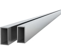 Труба прямоугольная алюминиевая ДИАЛ 3000x15x30x1,5 мм, 2 штуки в комплекте 4687206760882