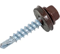 Саморез кровельный по дереву ЦММ ПРЕМИУМ 4,8x29, RAL 8017, 250 шт 0Т-00012399