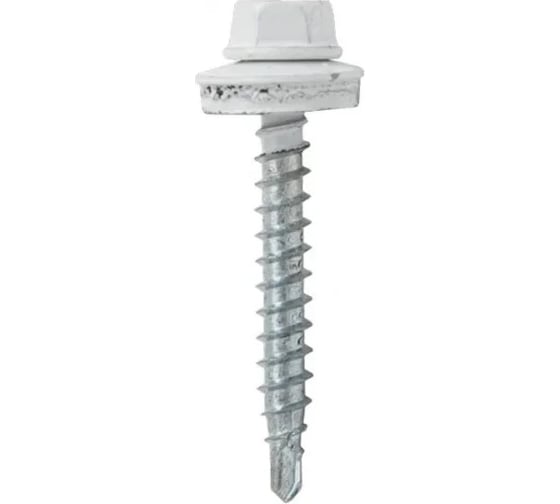 Саморез кровельный по металлу ЦММ ПРЕМИУМ 5,5x19, RAL 9003, 250 шт 0Т-00012625