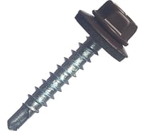 Саморез кровельный по металлу ЦММ ПРЕМИУМ 5,5x19, RAL 8017, 250 шт 0Т-00012402