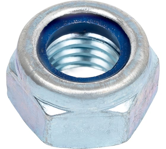 Гайка с нейлоновой вставкой КОСТИНСТРОЙ М12, DIN985, оцинкованная сталь, 50шт 34988 1