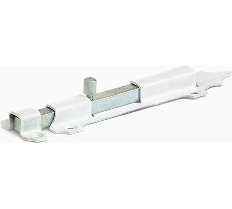 Задвижка-шпингалет №3 Делга (большой; белый) Г829