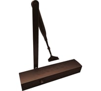 Доводчик Doorlock DL400 BC DA EN3-7 коричневый с регулируемыми функциями тормоза открывания и задержки закрывания, регулируемое усилие закрывания 75592