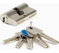 Механический цилиндр TESA T6553030N, ключ-ключ, 5 ключей, никель 73054