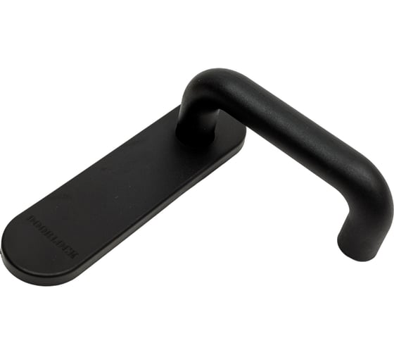 Гарнитур для противопожарных дверей DOORLOCK V S38KP/F UG серия Variant, без отверстия, на короткой накладке, черный, подпружиненный, А=47-75мм 79055