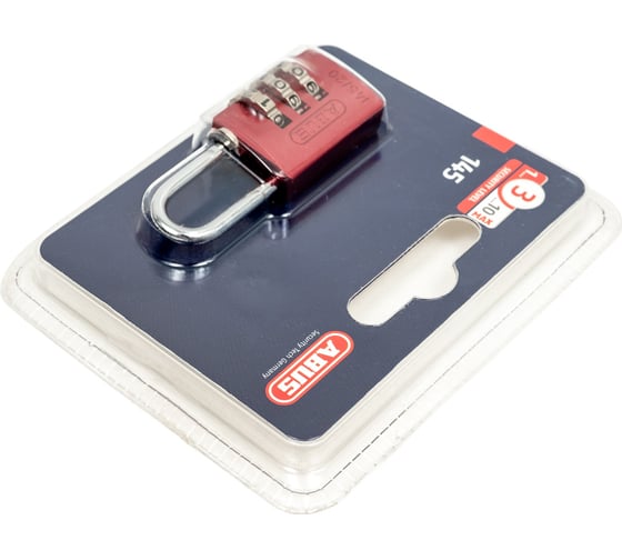 Навесной замок кодовый ABUS 145/20 RED (красный) B/SDKNFINPLCZHRUS 64925