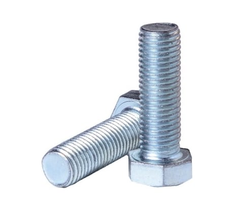 Болт ЦММ DIN 933, 6x50, полная резьба, кл.пр.8.8, оцинкованная сталь, 100 шт/~1,100 кг 0Т-00007438