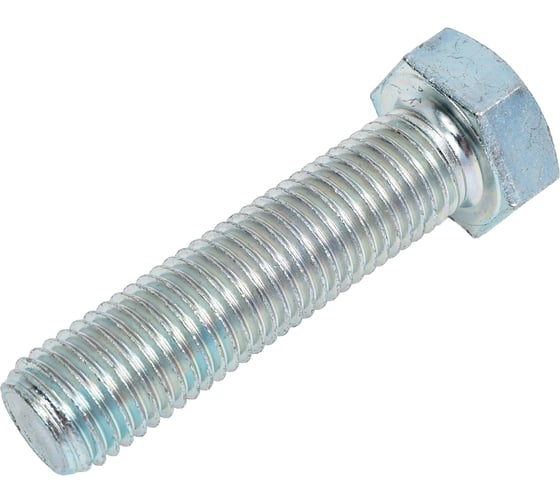 Болт ЦММ DIN 933, 20x80, полная резьба, кл.пр.8.8, оцинкованная сталь, 10 шт/~2,278 кг 0Т-00007489