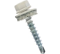 Кровельный саморез Госкреп 4,8х28 RAL 9003 белый, 70 шт., пл.конт 280 мл 1-0036346