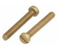 Винт Metiz-A2 DIN 84 M3x8 латунь, цилиндр. гол. прямой шлиц, 35 шт. 84LT38 35