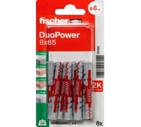 Дюбель Fischer DUOPOWER 8x65 K NV 537651