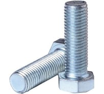 Болт ЦММ DIN 933, 20x100, оцинкованный, с полной резьбой, 10шт/~2,749 кг 0Т-00003363