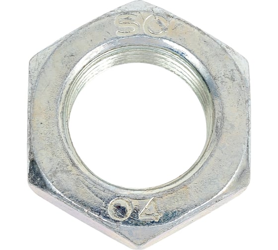 Гайка низкая Metiz-A2 DIN 439, М20, цинк, 10 шт. 439Z20 10 1